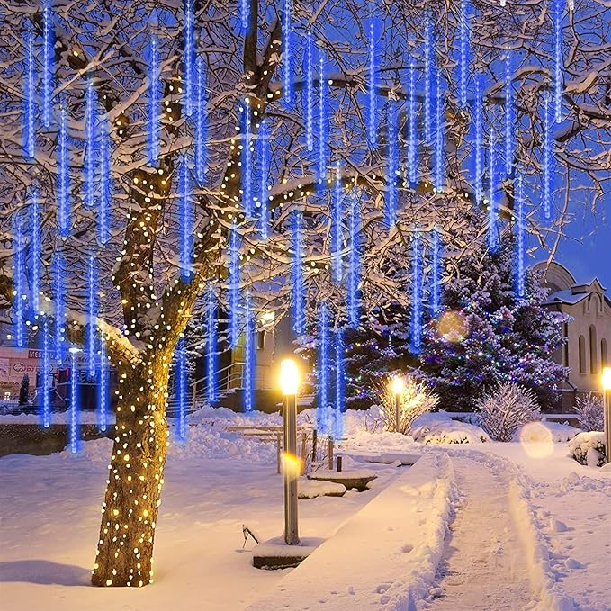 Guirnalda 262 Luces Digitales Navideñas 🎄 LEDICEMax 🎇 (Efecto meteoro 3 metros)